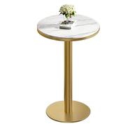 Failjierue Table ronde d'extérieur toutes saisons - Table d'appoint pour patio et bistrot pour jardin/terrasse, cocktail à plusieurs hauteurs, solution compacte pour café ou salle à manger avec