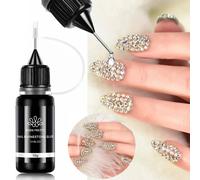 Faillite N Pretty-Colle À Ongles Gel Pour Biscuits,Super Arina,Sans Lingette,Colle À Ongles Gemme,3d Citrobeads Diamonds Sticker,N64.10 G.10g Rhinestone Glue