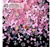 Faillite N Pretty-Colle À Ongles Gel Pour Biscuits,Super Arina,Sans Lingette,Colle À Ongles Gemme,3d Citrobeads Diamonds Sticker,N64.10 G.100pcs1baga2