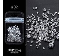 Faillite N Pretty-Colle À Ongles Gel Pour Biscuits,Super Arina,Sans Lingette,Colle À Ongles Gemme,3d Citrobeads Diamonds Sticker,N64.10 G.200pcs1bagd2