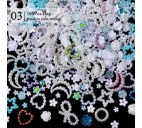 Faillite N Pretty-Colle À Ongles Gel Pour Biscuits,Super Arina,Sans Lingette,Colle À Ongles Gemme,3d Citrobeads Diamonds Sticker,N64.10 G.100pcs1bagc3