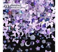 Faillite N Pretty-Colle À Ongles Gel Pour Biscuits,Super Arina,Sans Lingette,Colle À Ongles Gemme,3d Citrobeads Diamonds Sticker,N64.10 G.100pcs1baga3