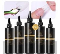 Faillite N PRETTY-Colle à ongles super bain pour faux ongles, presse sur N64.Refilled GT Base Gel Top Coat 256 Top Coat, 250g 250gJN05