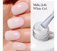 Faillite N Pretty-Gel De Base Et Couche De Finition En Caoutchouc, Gel De Renforcement Pour N64.Tools, Vernis À Ongles Led Uv Soak Off, Gel De Fonction Pour Enfants, 10ml.Milky Jelly Gel.