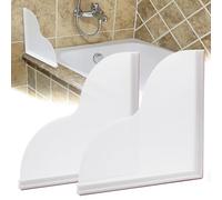 FAILUN Lot de 2 protections anti-éclaboussures pour baignoire avec adhésif pour empêcher l'eau d'éclabousser de la baignoire ou de la douche