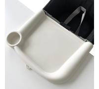 FAILUN Plateau de salle à manger en silicone pour bébé compatible avec les chaises Inglesina Fast et autres chaises hautes à accrocher, plateau portable à clipser, passe au lave-vaisselle et sans BPA