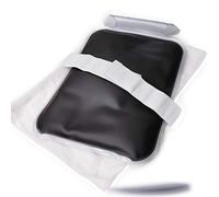 Faimex® Coussin chauffant, en tourbe naturelle, convient également aux applications à froid, adapté comme coussin pour le dos, transparent avec housse claire en coton et fermeture velcro