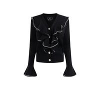 faina Cardigan 'Koosh' noir / blanc, Taille XL-XXL