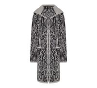 faina Manteau en tricot 'Paino' pierre / noir, Taille S