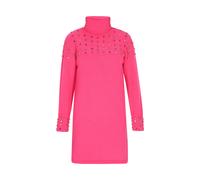 faina Robes en maille bleu roi / fuchsia / rouge clair / argent, Taille M-L