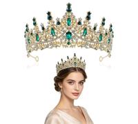 FAINCA Couronne légère et agréable à porter - Couronne pour femme - Couleurs vives - Ne se décolore pas - Couronne d'anniversaire pour mariages, bals, déguisements, fêtes de princesse, fêtes