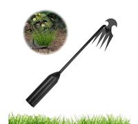 FAINCA Desherbeur Manuel, Herbe Jardinage Outillage, avec PoignéE Désherbeurs Manuels, Outil de Désherbage en Acier Inoxydable, Outils Jardinage, pour éLiminer Les Mauvaises Herbes du Jardin