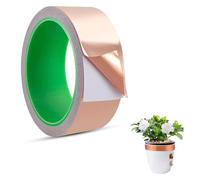 FAINCA Ruban de Cuivre Contre Les Escargots, Ruban Cuivre Anti Limace, Feuille de Cuivre Bande Ruban, Bande de Cuivre Escargot, Bande de Cuivre Jardin, pour SuréLevées Balcons Jardins