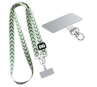 FAINCA Tour de Cou Telephone Portable avec 2 Entretoises Cordon Telephone Portable Bijoux Longueur Réglable Cordon Collier Rotation à 360° pour Marche course vélo usage quotidien