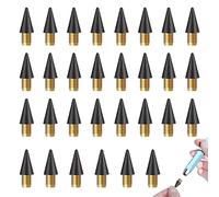 FainFun Mine de Crayon Éternel, 30 Pièces Eternelle Sans Encre, Recharges de Crayon Infini Facile à Effacer, Stylo Mine Eternel Sans Encre, Crayons D'écriture Illimités