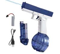 FainFun Pistolet à Eau électrique, Pistolet à Eau Automatique électrique, Water Gun for Kids, Pistolet a Eau Puissant d'une Portée de 8 à 10 m, Jeux de Famille pour l'Extérieur, la Plage, la Piscine