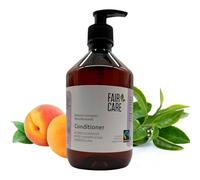 FAIR CARE Après-shampoing à l'abricot et au thé vert 475 ml - Soin capillaire Fairtrade - Hydratant et nourrissant