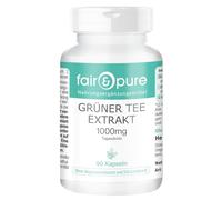 Fair & Pure® - 1000mg par dose journalière - Extrait de thé vert avec 50% de polyphénols, caféine et EGCG - 90 gélules véganes