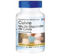 Fair & Pure® - Cuivre 2mg de gluconate de cuivre - végan - 90 comprimés de cuivre
