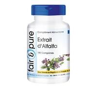 Fair & Pure® - extrait de luzerne - Medicago sativa - extrait naturel de plante - 180 comprimés