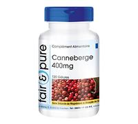 Fair & Pure® - Gélules de canneberge 400mg - Extrait de canneberge - 30.000mg par dose journalière - végan - 120 gélules