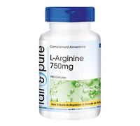 Fair & Pure® - L-Arginine - avec 4500mg de L-Arginine HCL par dose journalière - hautement dosé - végan - 180 gélules