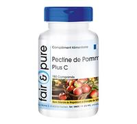Fair & Pure® - Pectine de Pomme Plus C et calcium - Végan - fibres naturelles - 180 comprimés - emballage pour 2 mois