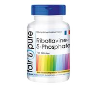 Fair & Pure® - Riboflavine 5-phosphate - végan - 120 gélules - vitamine B2 active