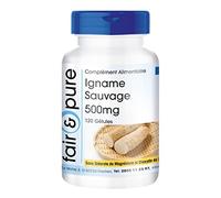 Fair & Pure® - Wild Yam 500mg - standardisé avec 20% de diosgénine - 120 gélules - hautement dosé