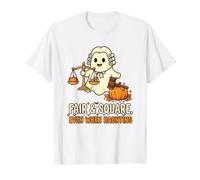 Fair & Square, Even When Bat Wing Halloween Avocat Humour T-Shirt Graphique avec Valeur, Homme, Blanc, M