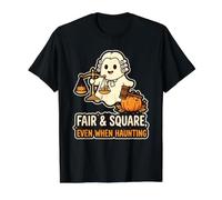 Fair & Square, Even When Bat Wing Halloween Avocat Humour T-Shirt Graphique avec Valeur, Homme, Noir, S