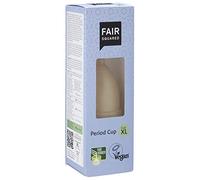 FAIR SQUARED Coupe menstruelle en Latex 100% Naturel FSC XL 20 ML, Noir, Taille Unique.