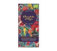 FAIR TRADE80 g - CHOCOLATE AND LOVE Chocolat amer à la grenade