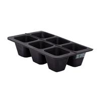 FAIR ZONE Plaque de Semis en Caoutchouc Naturel | L - 6 pots