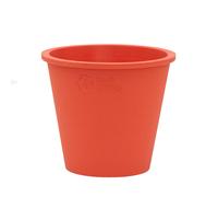 FAIR ZONE Pots de Fleurs en Caoutchouc Naturel - Lot de 6 - Coral