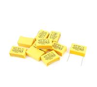 FAIRAH Condensateurs de sécurité à Film polypropylène AC 275V 1.2uF K 10 pièces (AC 275_V 1,2 uF K Polypropylenfolie Sicherheitskondensatoren 10 Stck Condensateur Fournitures DIY