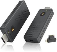 FAIRBEE Émetteur et récepteur HDMI sans fil, kit d'extension HDMI sans fil Full HD 1080P Plug and Play, émetteur et récepteur HDMI sans fil, signal stable, transmission de 30 m de long, faible latence