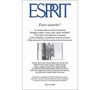 Faire autorité - Collectif - Esprit - broché - Revue