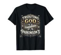 Faire Confiance à Dieu à Travers la Sensibilisation à la maladie de Parkinson Christian T-Shirt