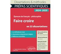 Faire croire en 22 dissertations