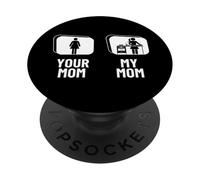 Faire cuire votre maman, ma mère, votre fille, votre fils, un boulanger drôle PopSockets PopGrip Adhésif