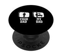 Faire cuire votre père, mon père, ma fille, mon fils, drôle, boulanger PopSockets PopGrip Adhésif