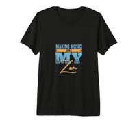 Faire de la Musique est Mon Expression mélodique passionnée par Le Zen T-Shirt Haut de Gamme