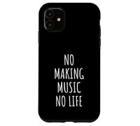 Faire de la musique un amateur de musique, un musicien, un producteur de son, une vie Coque pour iPhone 11