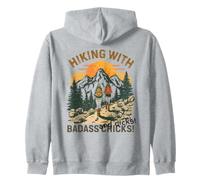 Faire de la randonnée avec des Filles Badass est Une Sweat à Capuche