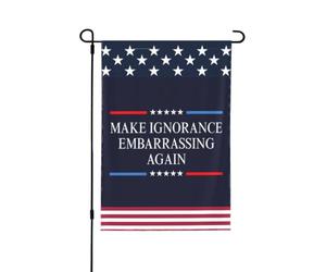 Faire de l'ignorance une source de honte - Drapeaux de jardin