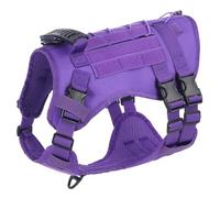 Faire De Poitrine De Chien Tactique Militaire Résistant Au Glissement D'extérieur avec Une Poignée De Contrôle,Violet,M