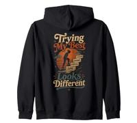 Faire De Son Mieux C'est Different Vintage Sweat à Capuche