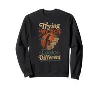 Faire De Son Mieux C'est Different Vintage Sweatshirt