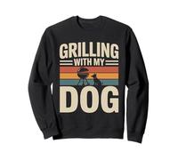 Faire des grillades avec Mon Chien, Un passionné de Barbecue Sweatshirt